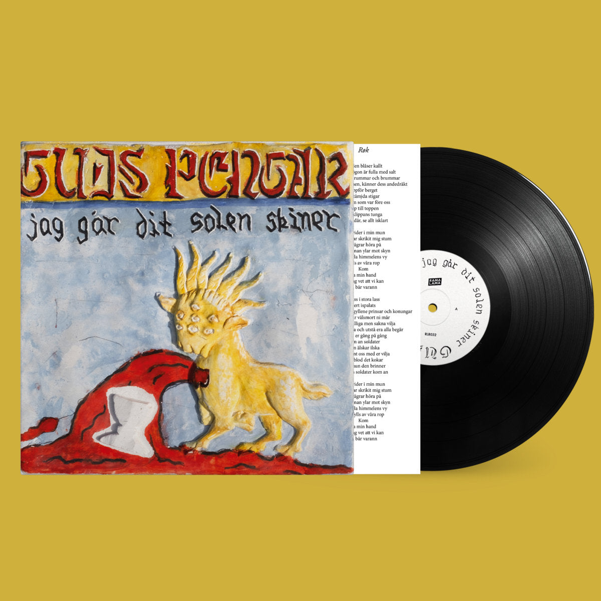 Guds Pengar - Jag går dit solen skiner (svart vinyl)