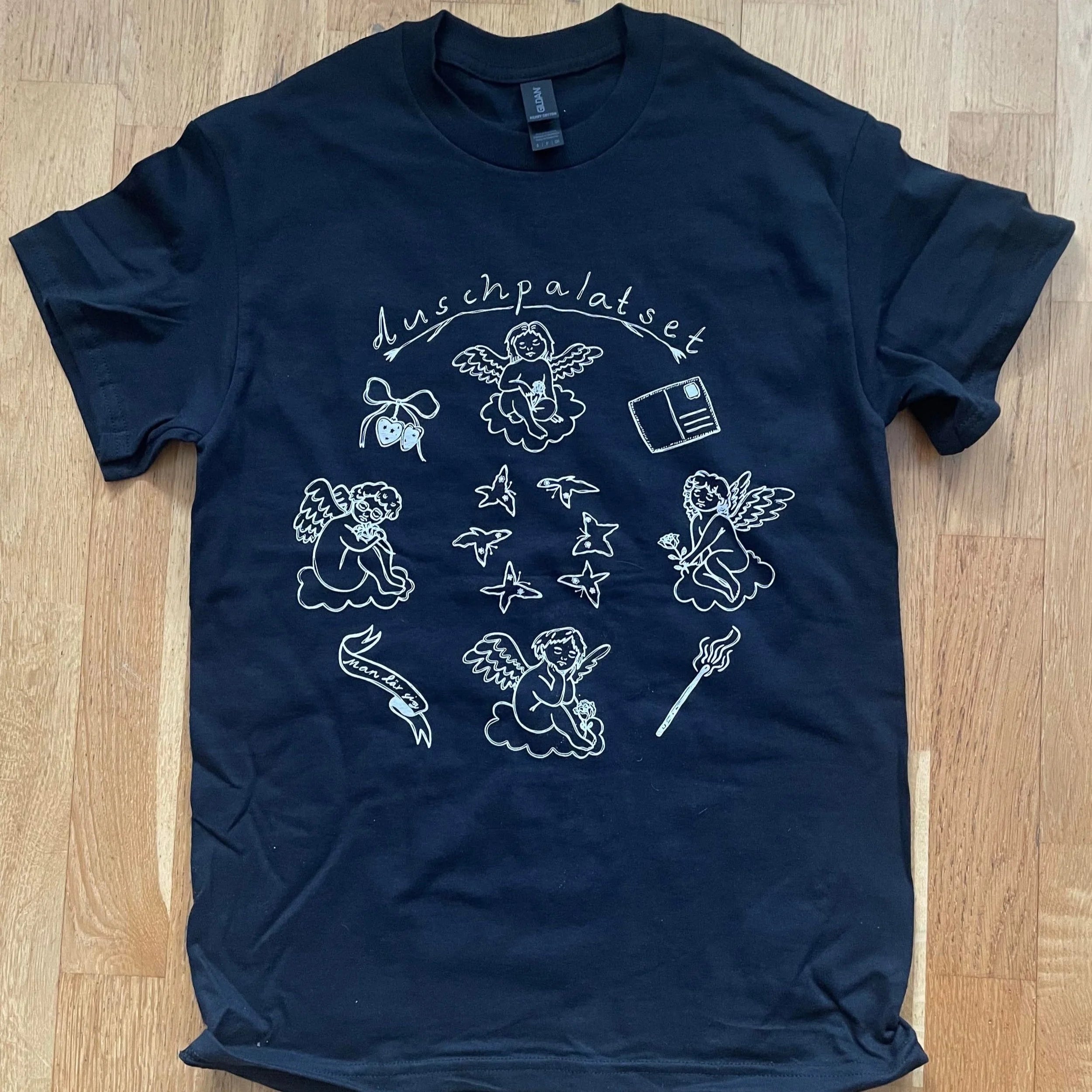 Duschpalatset t-shirt svart