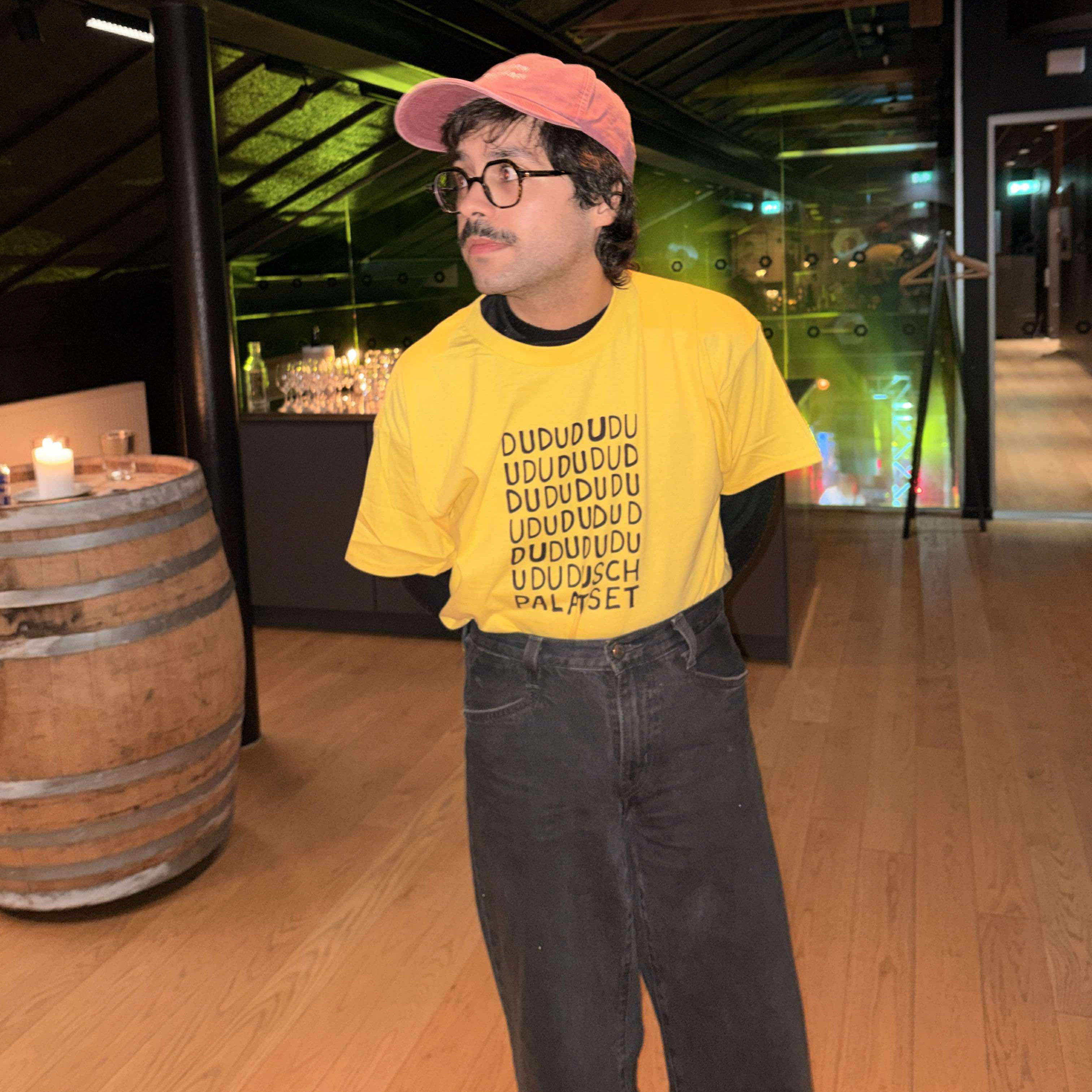 Duschpalatset Du du du du du gul t-shirt