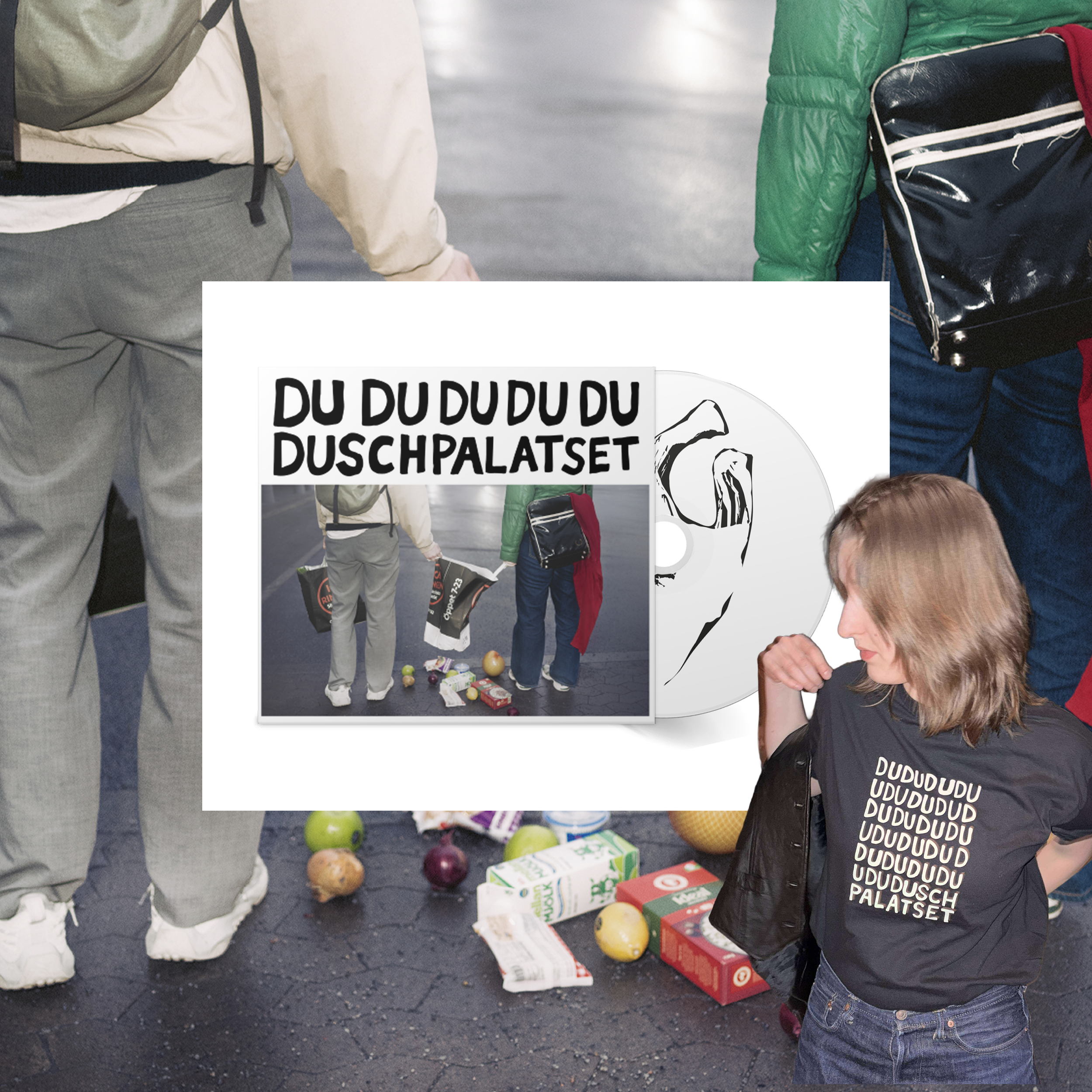 Duschpalatset - Du du du du du (CD + t-shirt) ***FÖRBESTÄLLNING***