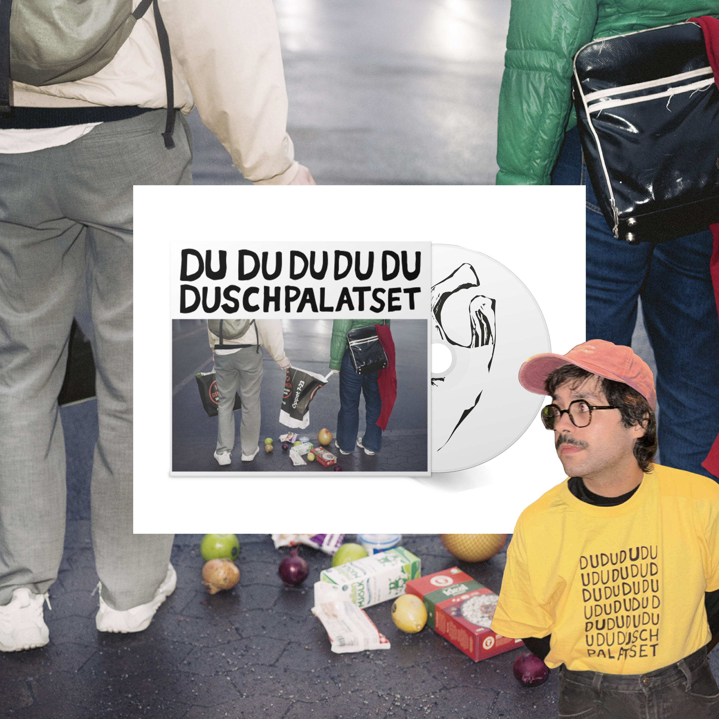 Duschpalatset - Du du du du du (CD + t-shirt) ***FÖRBESTÄLLNING***