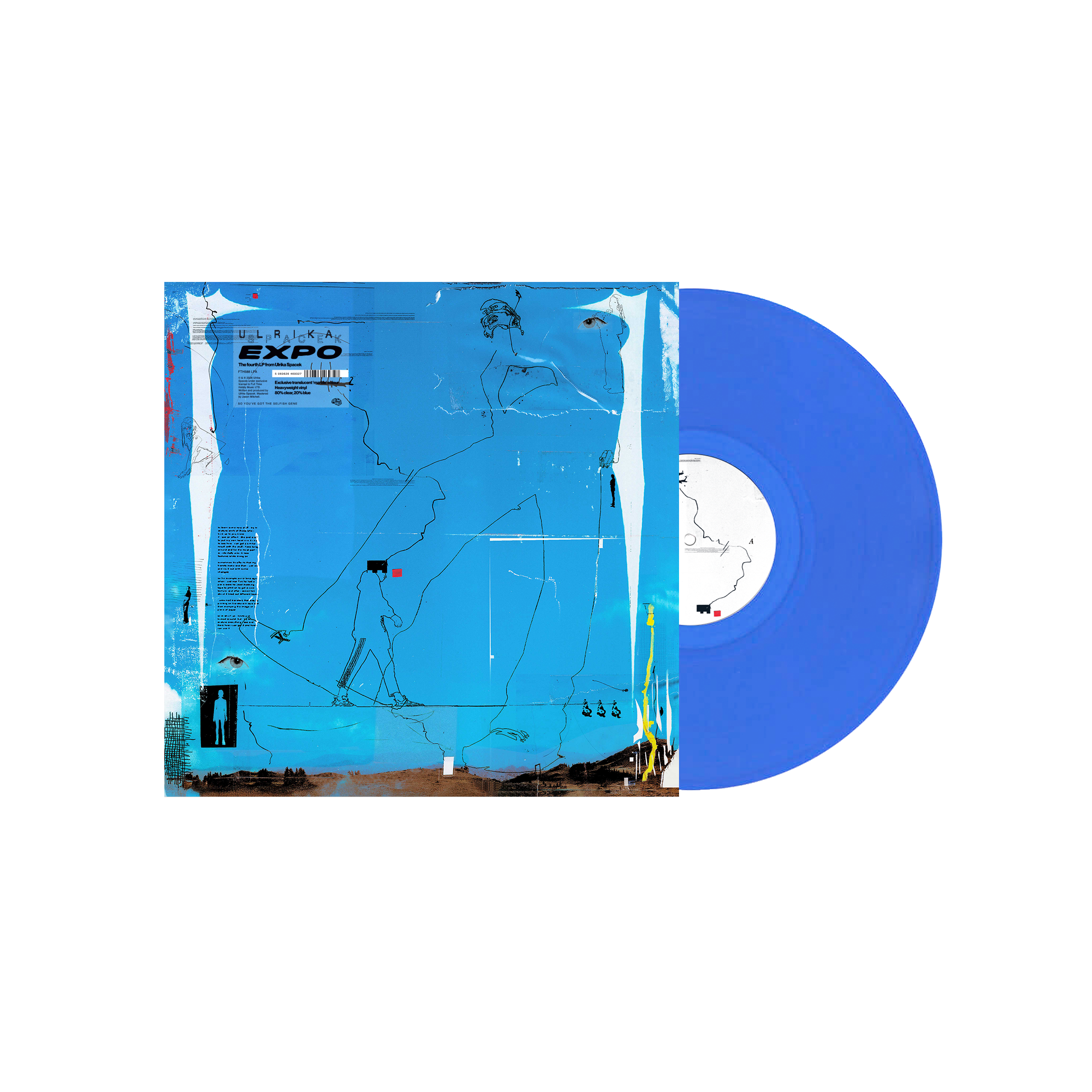 Ulrika Spacek - EXPO (blue marble vinyl) ***FÖRBESTÄLLNING***