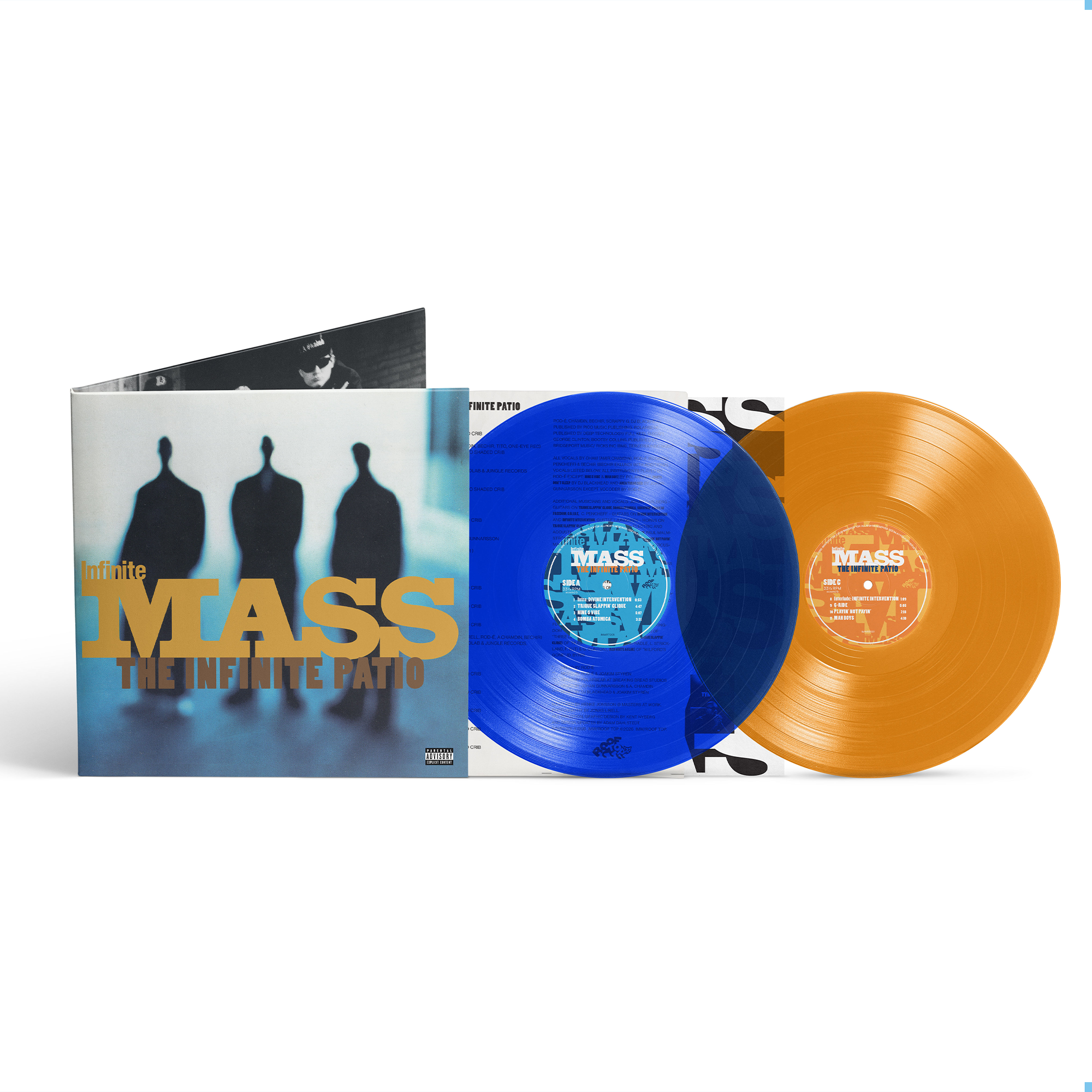 Infinite Mass - The Infinite Patio (blå/orange gatefoldvinyl) ***FÖRBESTÄLLNING***