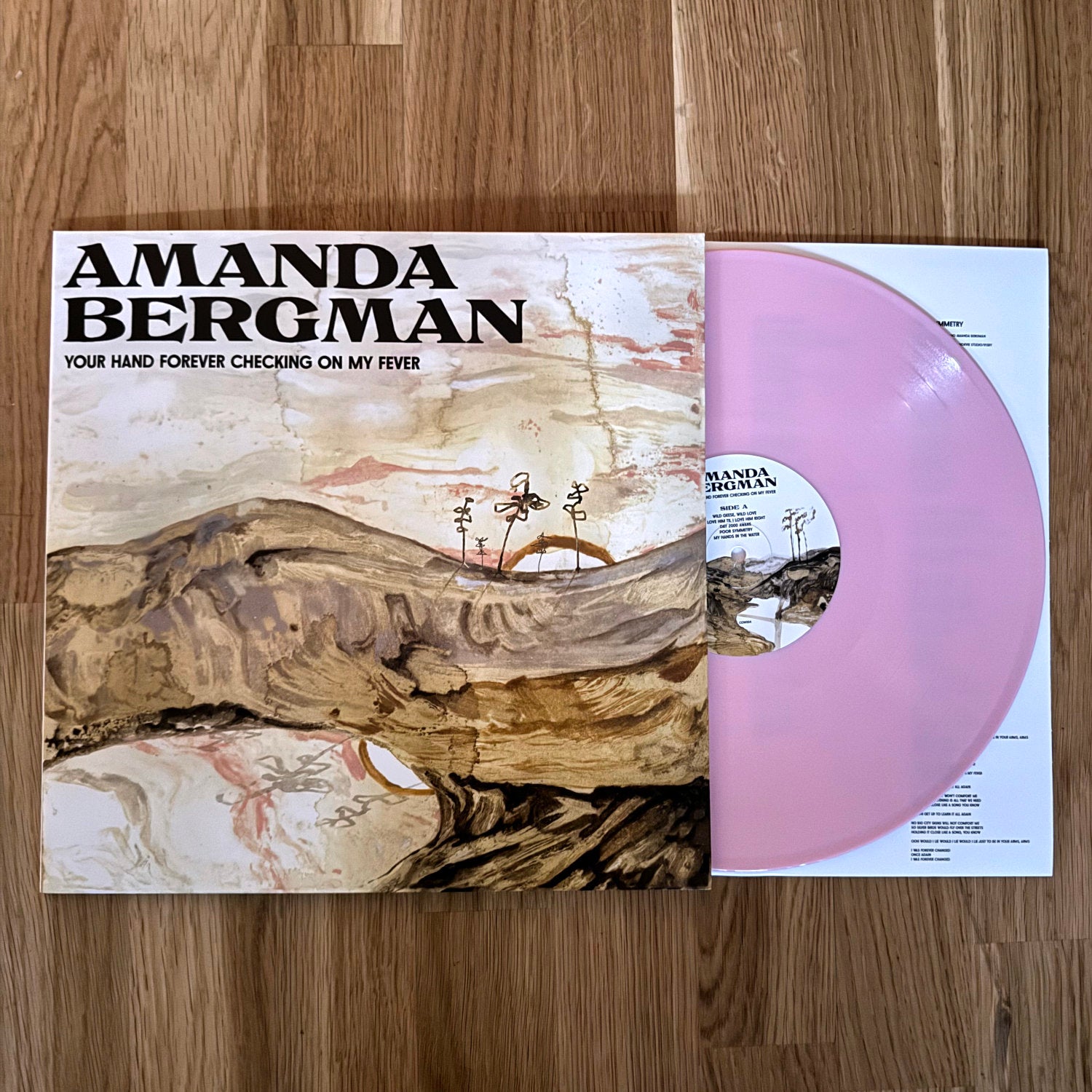 Amanda Bergman - Your Hand Forever Checking On My Fever (rosa vinyl)