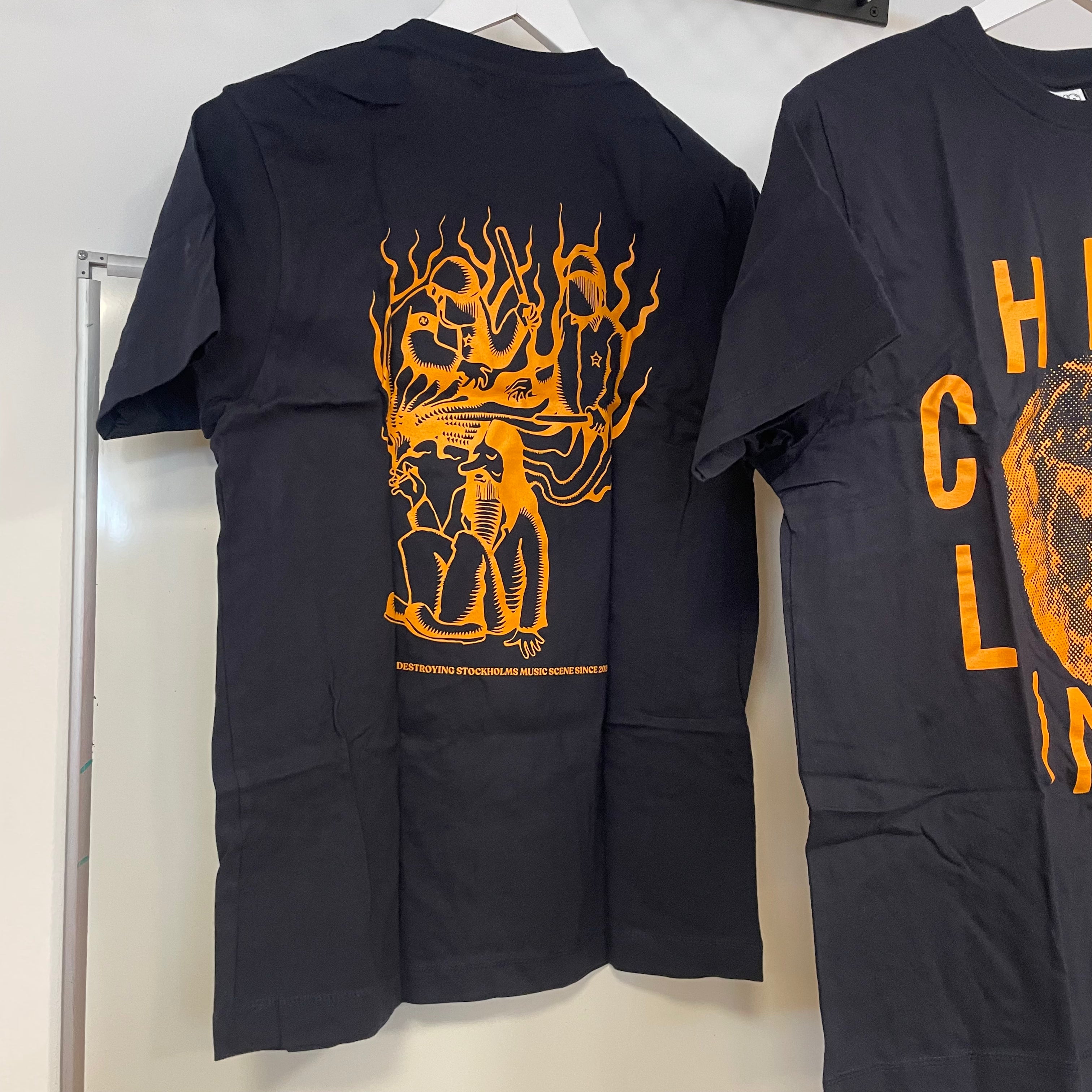 SPRING CLEANING: Chimp Limbs Black T-shirt w/ back print (S & M)