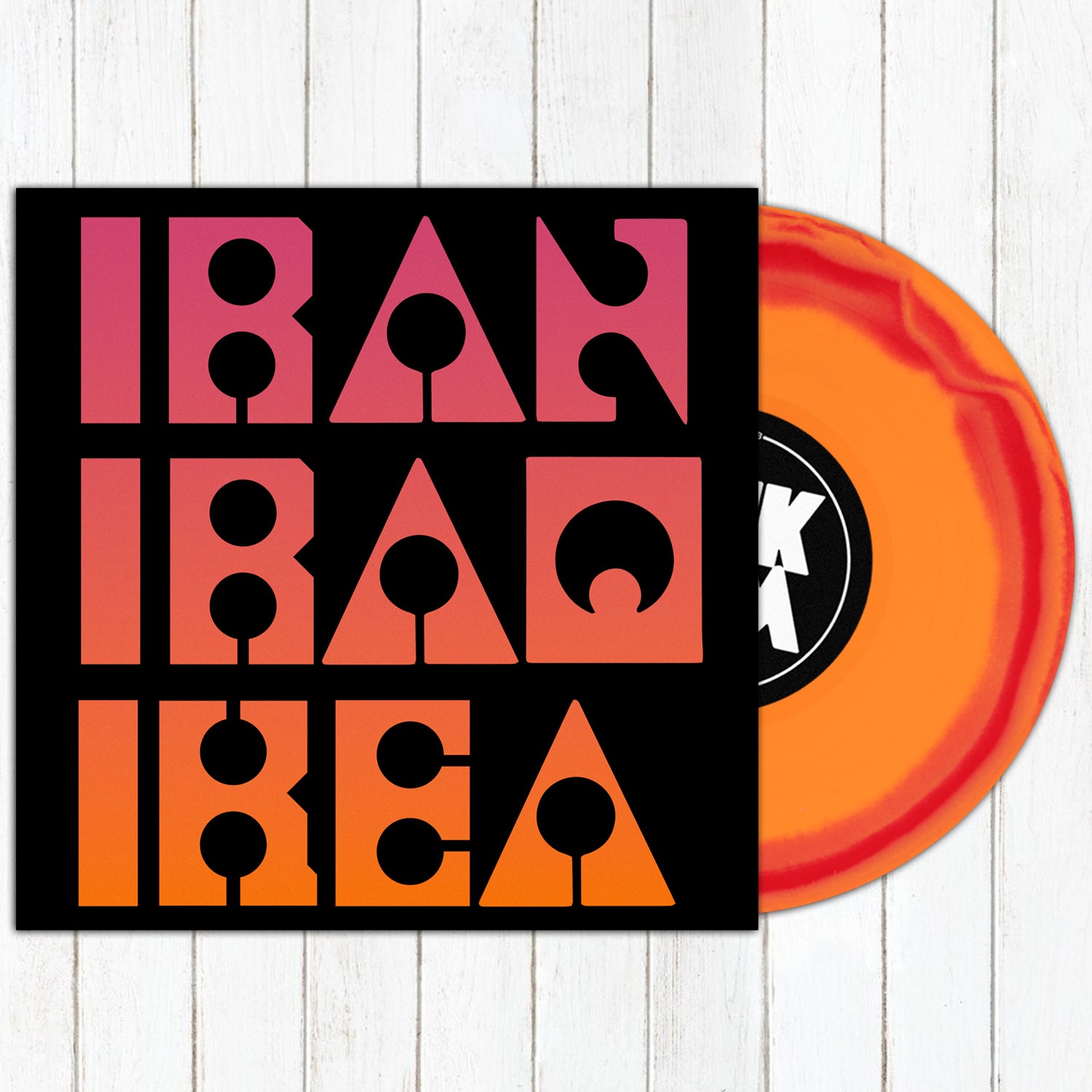 Les Big Byrd - Iran Iraq IKEA (röd/orange vinyl, alternativt omslag)