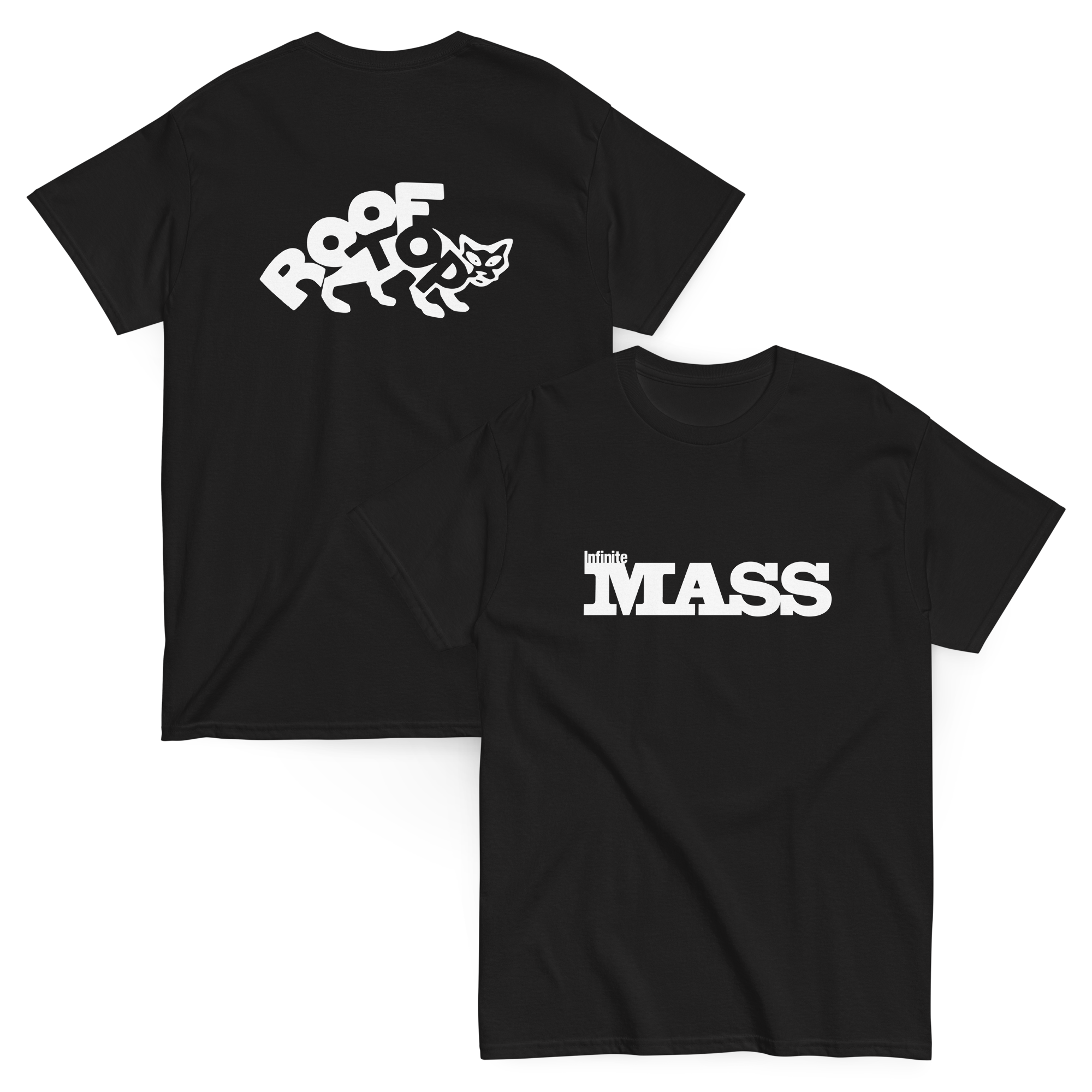 Infinite Mass - Rooftop T-shirt (svart eller vit)