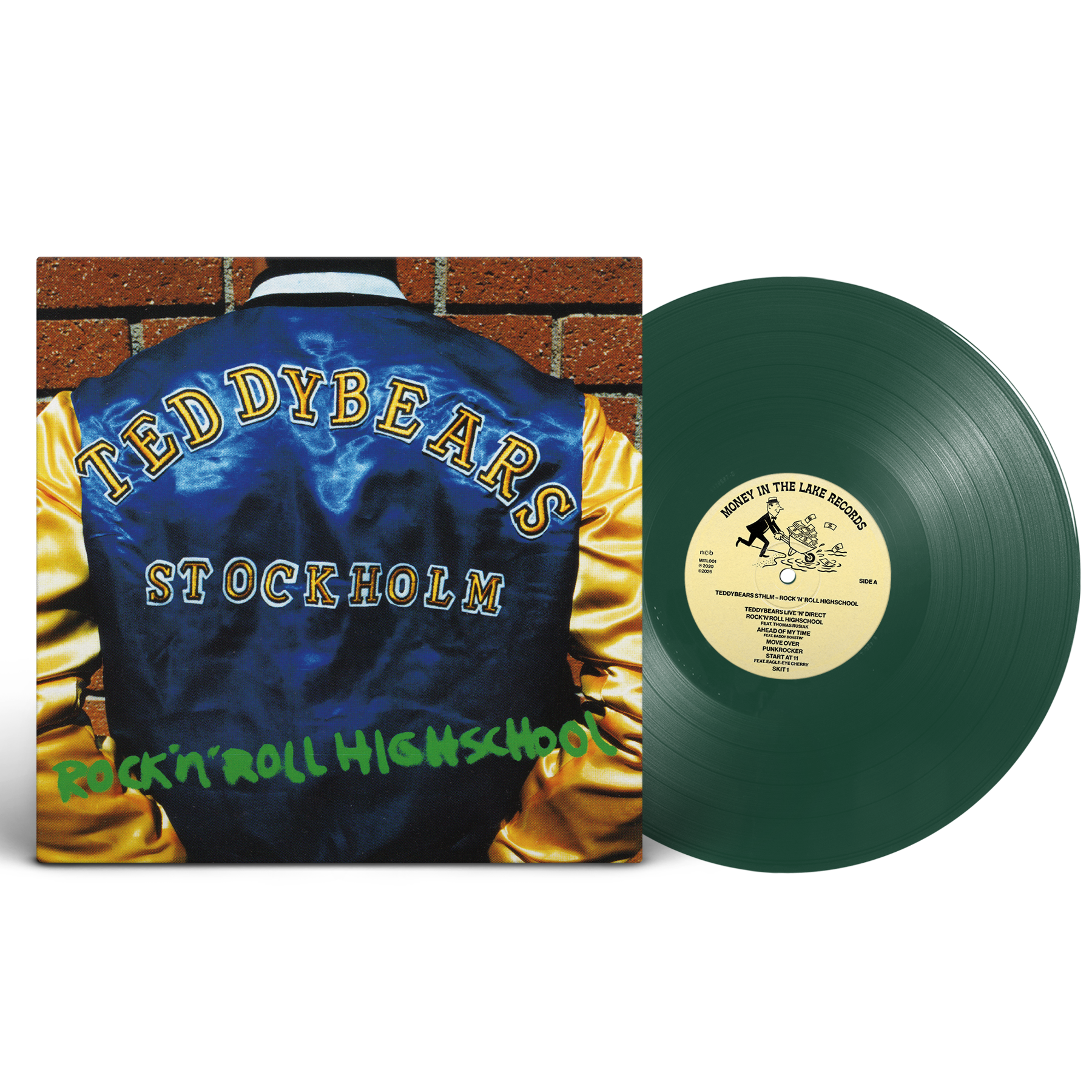 Teddybears - Rock 'n' Roll Highschool (grön vinyl) ***FÖRBESTÄLLNING***