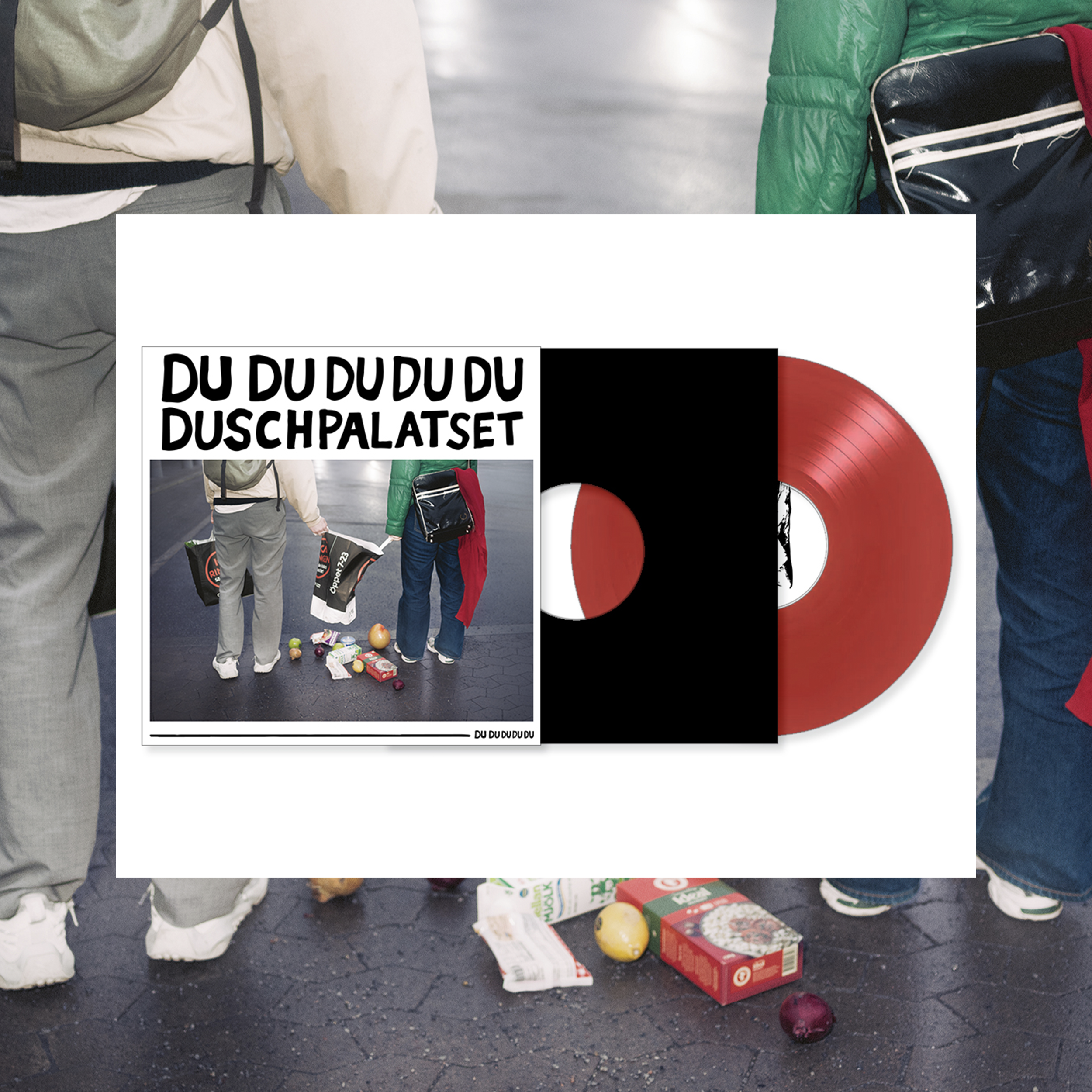 Duschpalatset - Du du du du du (röd vinyl) ***FÖRBESTÄLLNING***