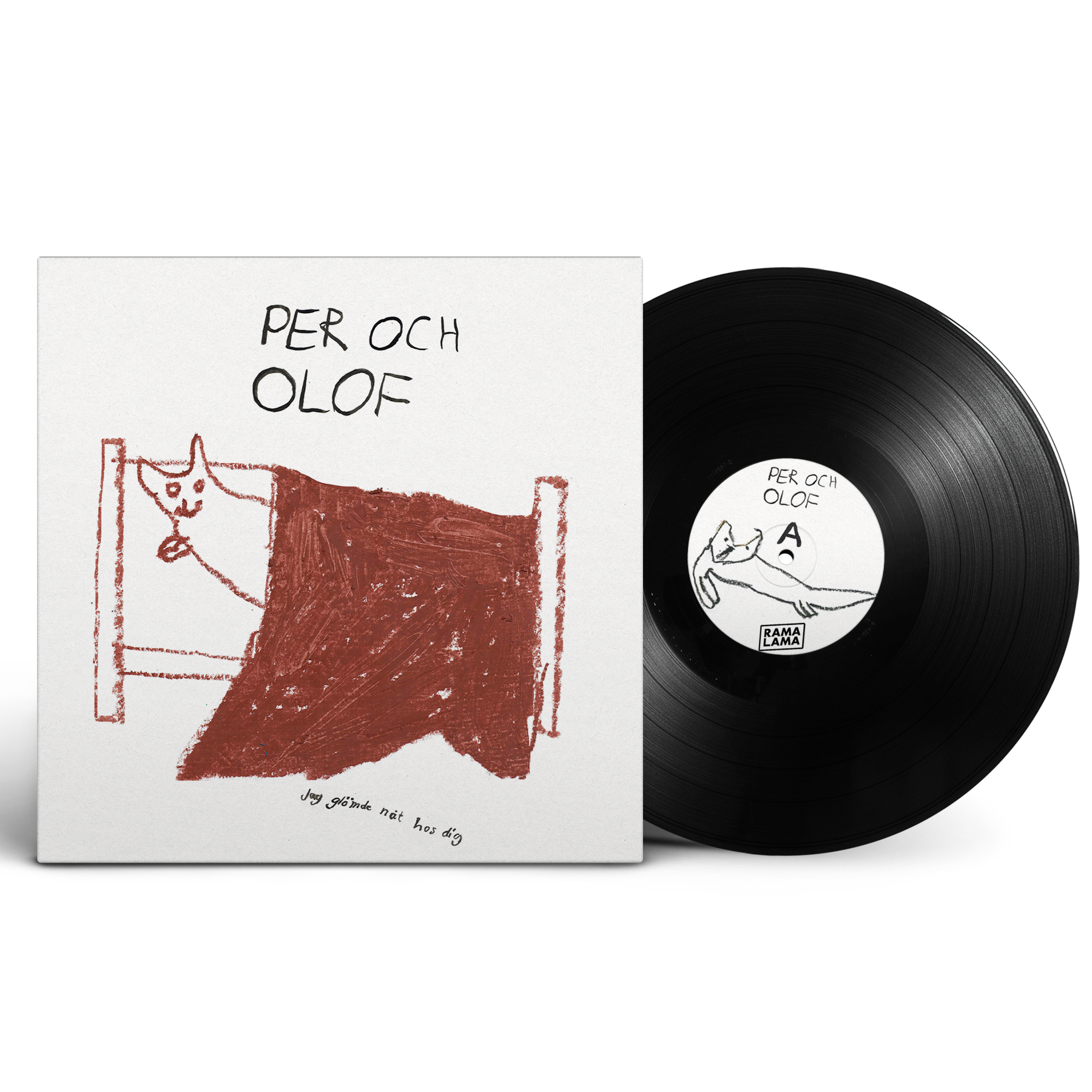 Per och Olof - Jag glömde nåt hos dig (svart vinyl) ***FÖRBESTÄLLNING***