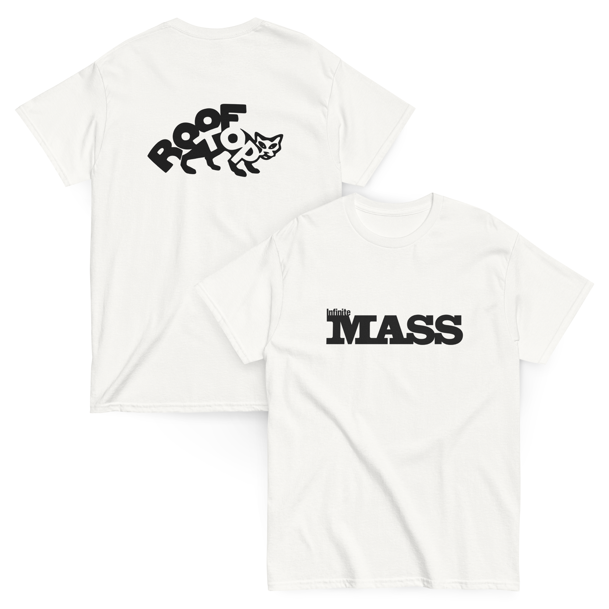 Infinite Mass - Rooftop T-shirt (svart eller vit)