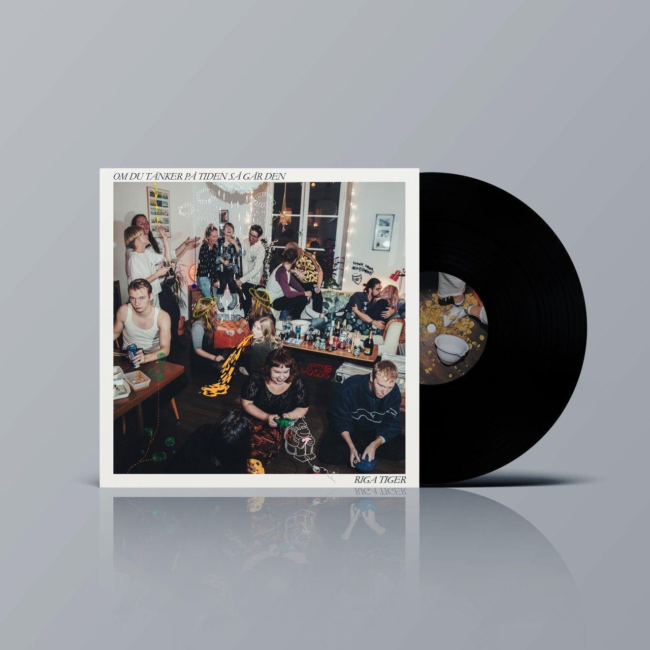 Riga Tiger - Om du tänker på tiden så går den (svart vinyl)