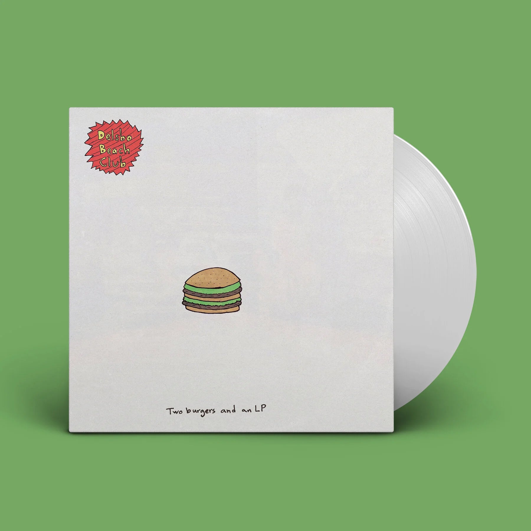 Delsbo Beach Club - Two burgers and an LP (vit vinyl)